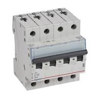 Автоматический выключатель Legrand TX³ 4P 10А (C) 10кА