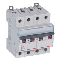 Автоматический выключатель Legrand DX³ 4P 10А (B) 6кА