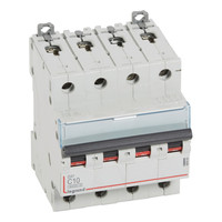 Автоматический выключатель Legrand DX³ 4P 10А (C) 6кА