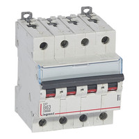 Автоматический выключатель Legrand DX³ 4P 63А (B) 16кА