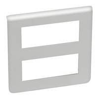 Рамка 10 модулей Legrand MOSAIC, вертикальная, алюминий