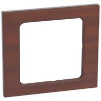 Рамка 4 модуля Legrand CELIANE, горизонтальная, орех
