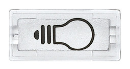 Символ прямоугольный Лампочка прозрачный