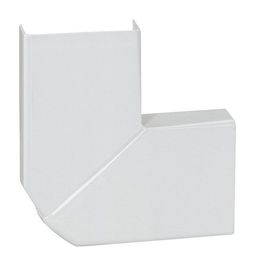 Угол плоский переменный - для мини-плинтусов DLPlus 32x12,5 - белый