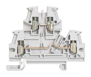 Проходная клемма с винтовым зажимом Legrand Viking 3 2,5 мм², серый, 037167