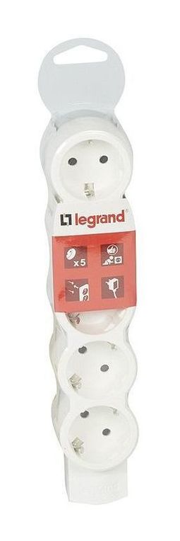 Колодка розеточная Legrand 5-местный, с заземлением, 695014