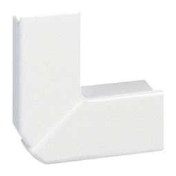 Угол плоский переменный - для мини-плинтусов DLPlus 60x16//20 - белый