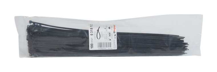 Colring хомут чёрный 7,6X290