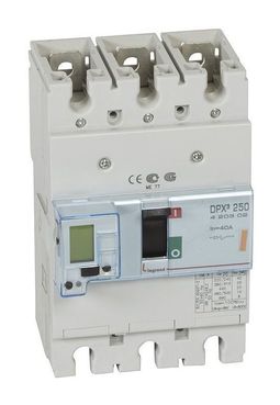 Силовой автомат Legrand DPX³ 250А, электронный, 25кА, 3P, 40А, 420302