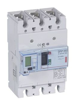 Силовой автомат Legrand DPX³ 250А, электронный, 36кА, 3P, 40А, 420332