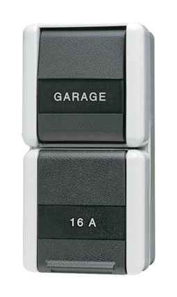 JUNG Комбинация-розетка универсальный выключатель, IP44