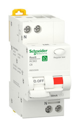 Дифавтомат Schneider Electric Resi9 1P+N 6А ( C ) 6 кА, 30 мА ( AC ), R9D25606