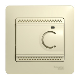 Термостат для теплого пола Schneider Electric GLOSSA, бежевый, GSL000235