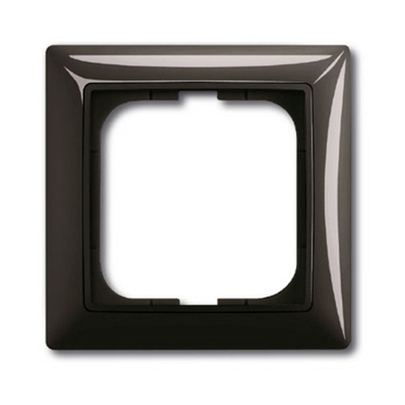 Рамка 1 пост ABB BASIC55, château-black