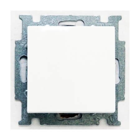 Переключатель 1-клавишный ABB BASIC55, альпийский белый