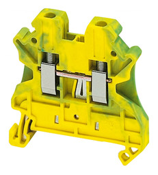 Клемма для заземления с винтовым зажимом Schneider Electric TERMINAL 2,5 мм², желто-зеленый, NSYTRV22PE