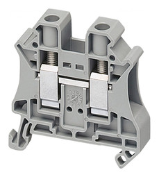 Клеммник винтовой проходной Schneider Electric Linergy TR 10 мм², серый, NSYTRV102