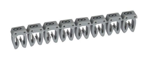 Маркер CAB 3 - для кабеля 0,5-1,5 мм² - цифра 8 - серый