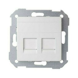 Информационная розетка Simon 82 CONCEPT, скрытый монтаж, белый матовый, 8200006-090