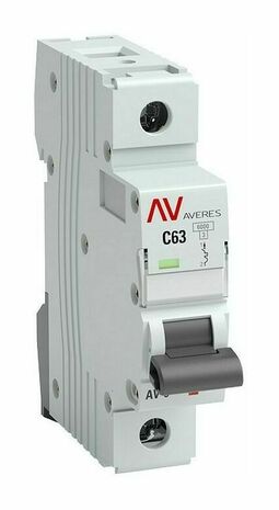 Выключатель автоматический AV-6 1P 20A (B) 6kA EKF AVERES