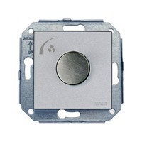 Светорегулятор поворотный Fontini F37, Вт, стальной/металлик