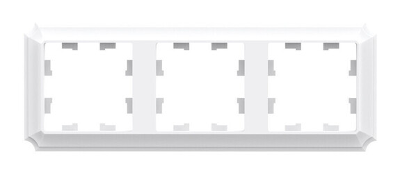 Рамка 3 поста Systeme Electric ATLASDESIGN ANTIQUE, лотос, ATN101303