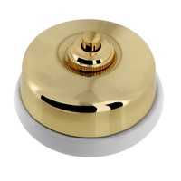 Кнопка нажимная Fontini DIMBLER, золотой