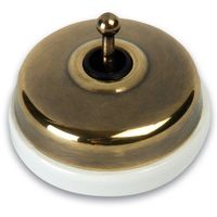 Кнопка тумблерная Fontini DIMBLER, античная бронза