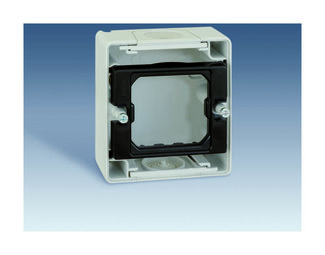 Коробка 1-местная, серый, S44A, серый