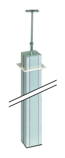 Simon Connect Алюминий Колонна 2-сторонняя, К45, с телескопическим упором, 80х80 мм, 3м