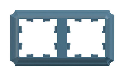 Рамка 2 поста Systeme Electric ATLASDESIGN ANTIQUE, изумруд, ATN100802