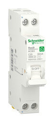 Дифавтомат Schneider Electric Resi9 1P+N 20А ( C ) 6 кА, 30 мА ( AC ), R9D87620