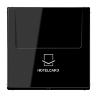 Накладка на карточный выключатель JUNG LS 990, черный