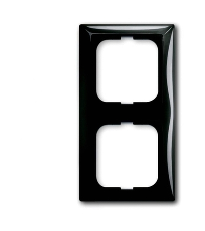 Рамка 2 поста ABB BASIC55, château-black