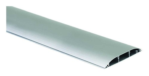 Simon Connect Алюминий Кабель-канал напольный (основа с крышкой, 3 секции), 130x18мм
