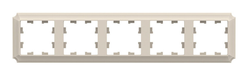Рамка 5 постов Systeme Electric ATLASDESIGN ANTIQUE, бежевый, ATN100205