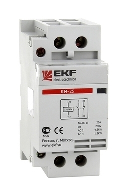 Контактор модульный КМ 16А 3NО+NC (3 мод.) EKF PROxima