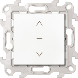 Выключатель жалюзи 3-позиционный с фиксацией Simon 24 Harmonie, белый